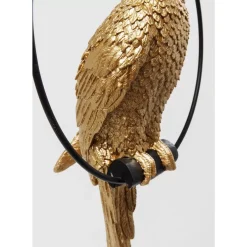 KARE Design Deko & Geschenkartikel-Deko Objekt Swinging Parrot Gold