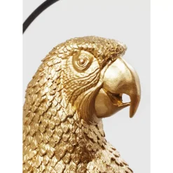 KARE Design Deko & Geschenkartikel-Deko Objekt Swinging Parrot Gold