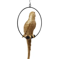 KARE Design Deko & Geschenkartikel-Deko Objekt Swinging Parrot Gold