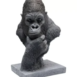 KARE Design Deko & Geschenkartikel-Deko Objekt Thinking Gorilla Head