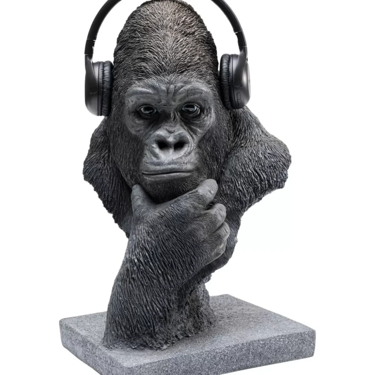 KARE Design Deko & Geschenkartikel-Deko Objekt Thinking Gorilla Head