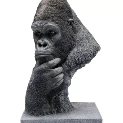 KARE Design Deko & Geschenkartikel-Deko Objekt Thinking Gorilla Head