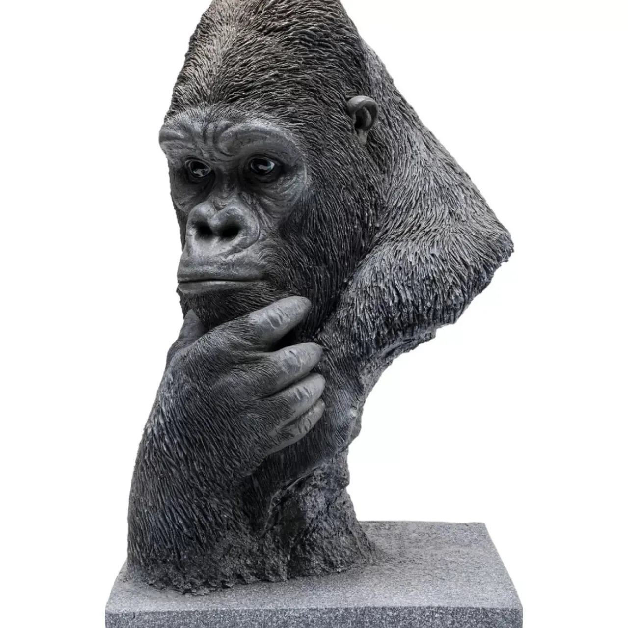 KARE Design Deko & Geschenkartikel-Deko Objekt Thinking Gorilla Head