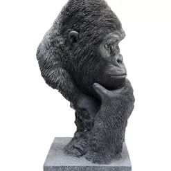 KARE Design Deko & Geschenkartikel-Deko Objekt Thinking Gorilla Head