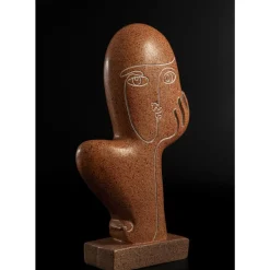 KARE Design Deko & Geschenkartikel-Deko Objekt Thought Braun 27Cm