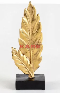 KARE Design Deko & Geschenkartikel-Deko Objekt Two Leaves Gold 9Cm