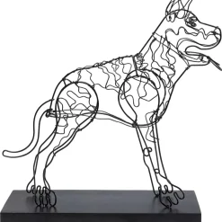 KARE Design Deko & Geschenkartikel-Deko Objekt Wire Attack Dog 36Cm