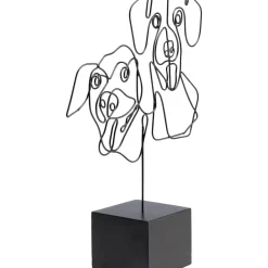 KARE Design Deko & Geschenkartikel-Deko Objekt Wire Dog Faces 38Cm