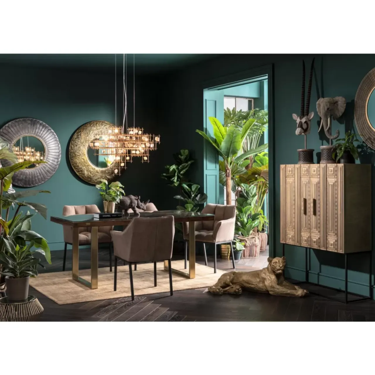 KARE Design Deko & Geschenkartikel-Deko Pflanze Big Monstera 175Cm