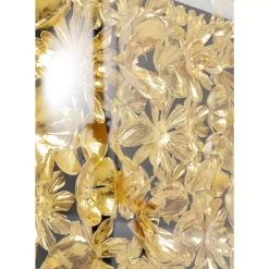 KARE Design Bilder-Deko Rahmen Gold Flower 80X80Cm