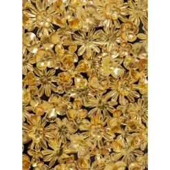 KARE Design Bilder-Deko Rahmen Gold Flower 80X80Cm