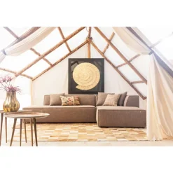 KARE Design Bilder-Deko Rahmen Golden Snail 120X120Cm