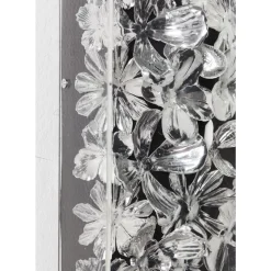 KARE Design Bilder-Deko Rahmen Silver Flower 100X100Cm