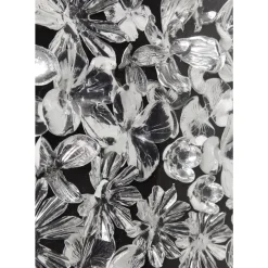 KARE Design Bilder-Deko Rahmen Silver Flower 100X100Cm