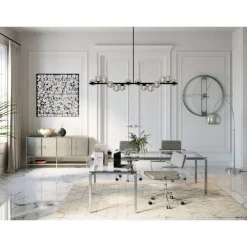 KARE Design Bilder-Deko Rahmen Silver Flower 100X100Cm