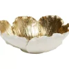 KARE Design Deko & Geschenkartikel-Deko Schale Flower Bloom Creme Gold O25Cm