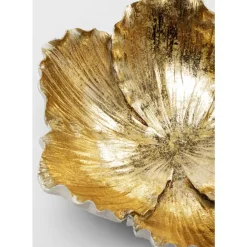 KARE Design Deko & Geschenkartikel-Deko Schale Flower Bloom Creme Gold O25Cm