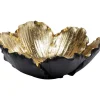 KARE Design Deko & Geschenkartikel-Deko Schale Flower Bloom Schwarz Gold O20Cm