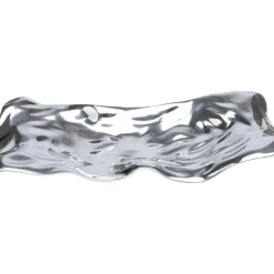 KARE Design Deko & Geschenkartikel-Deko Schale Jade Silber 48X22Cm