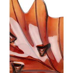 KARE Design Deko & Geschenkartikel-Deko Schale Leaf Rot 14Cm