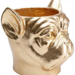 KARE Design Aufbewahrung & Ordnung-Deko Ubertopf Bulldog Gold