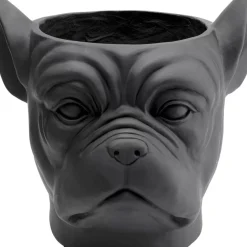 KARE Design Aufbewahrung & Ordnung-Deko Ubertopf Bulldog Schwarz