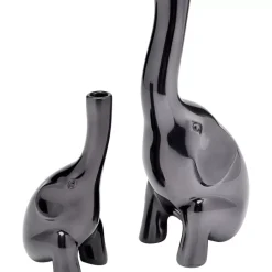 KARE Design Vasen-Deko Vase Buddy Anthrazit (2/Set)