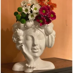 KARE Design Vasen-Deko Vase Fruity Weis 29Cm