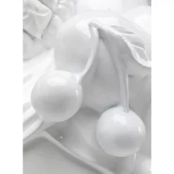 KARE Design Vasen-Deko Vase Fruity Weis 37Cm