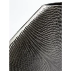 KARE Design Vasen-Deko Vase Sacramento Beam Silber Antik 58Cm