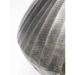 KARE Design Vasen-Deko Vase Sacramento Carving Silber Antik 30Cm