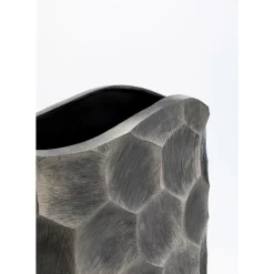 KARE Design Vasen-Deko Vase Sacramento Comb Silber Antik 59Cm