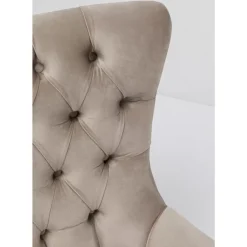 KARE Design Sessel-Drehsessel Bellissima Velvet Beige