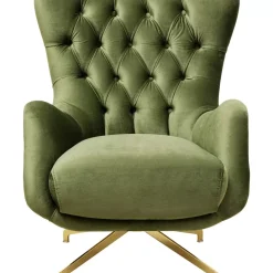 KARE Design Sessel-Drehsessel Bellissima Velvet Grun