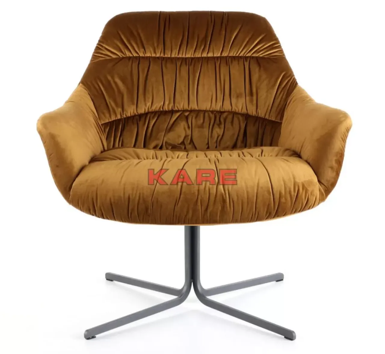 KARE Design Sessel-Drehsessel Bristol Gelb