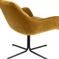 KARE Design Sessel-Drehsessel Bristol Gelb