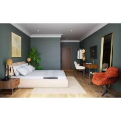 KARE Design Sessel-Drehsessel Bristol Rostrot