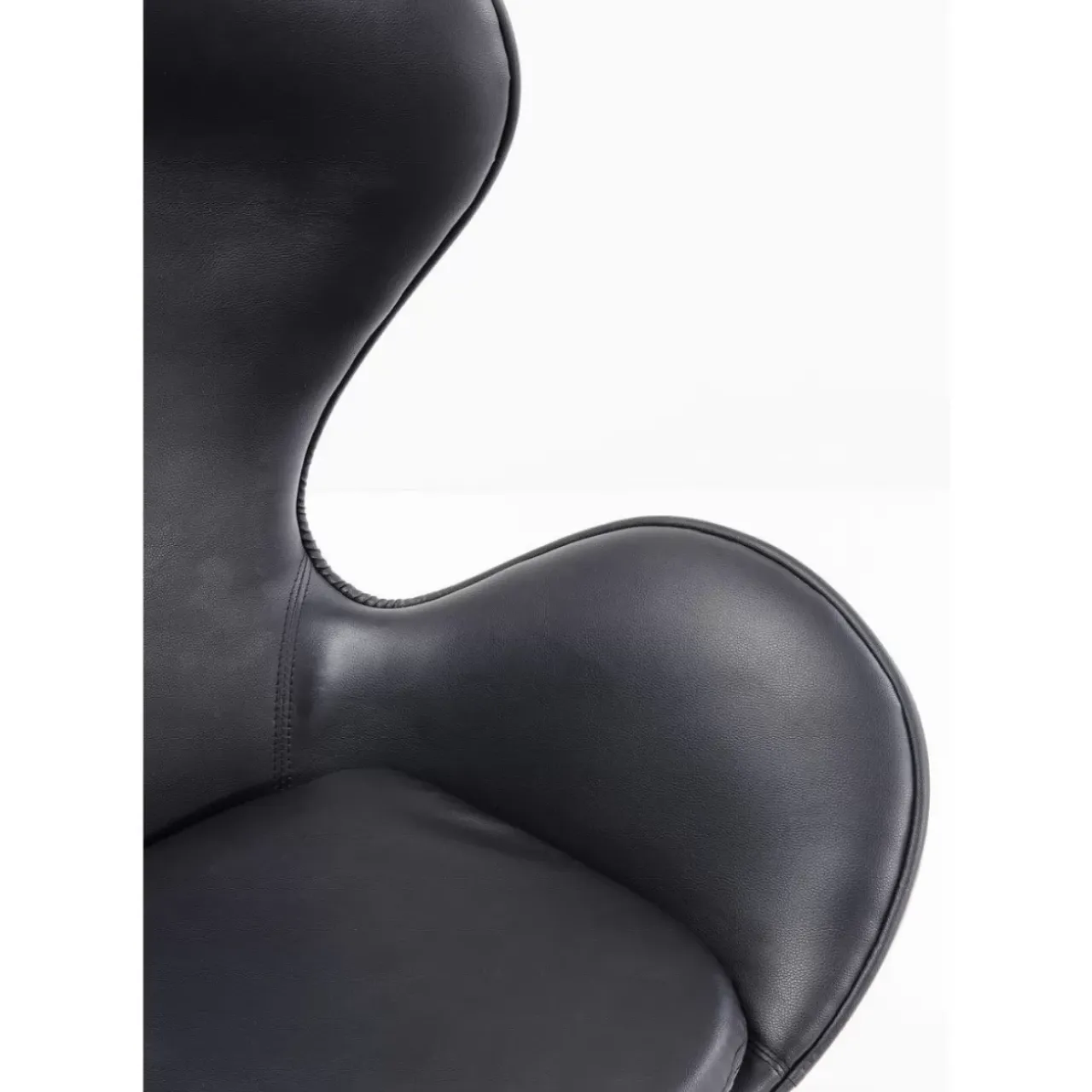 KARE Design Sessel-Drehsessel Lounge Black Walnut