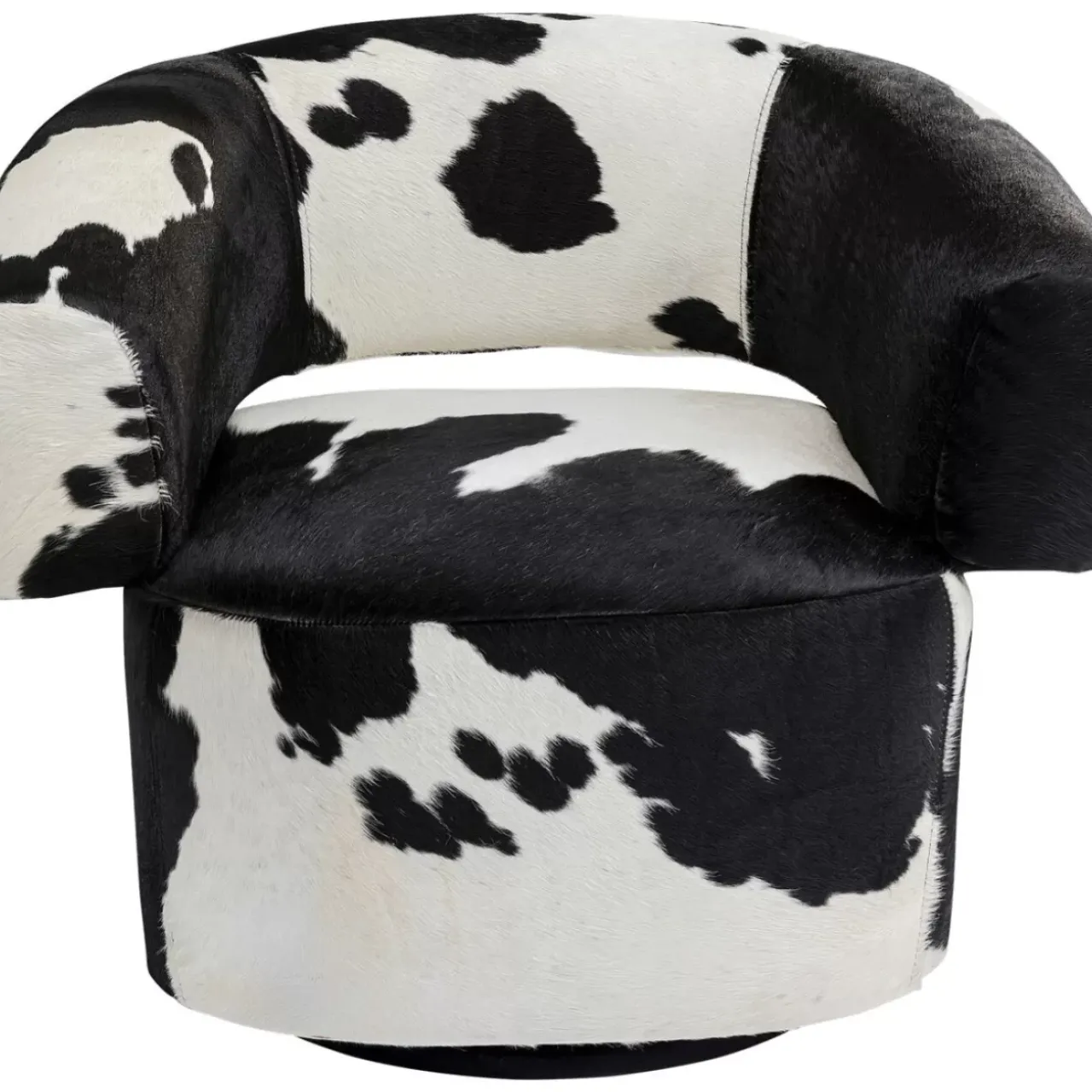 KARE Design Sessel-Drehsessel Maye Cow