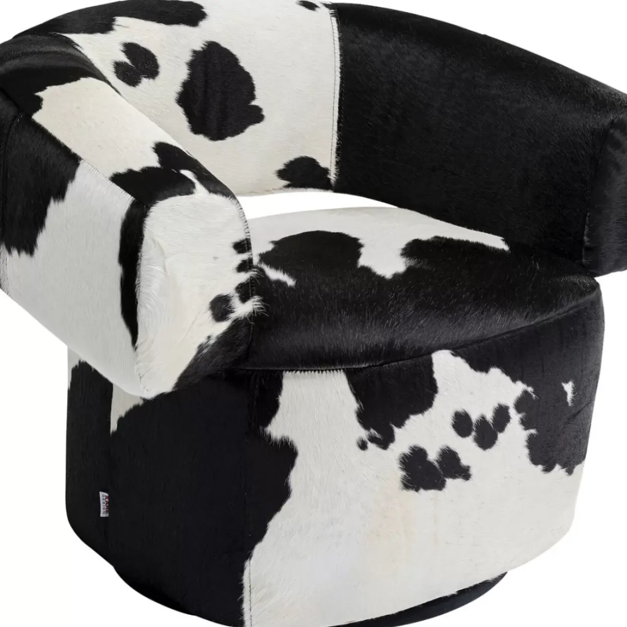 KARE Design Sessel-Drehsessel Maye Cow