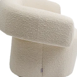 KARE Design Sessel-Drehsessel Maye Creme