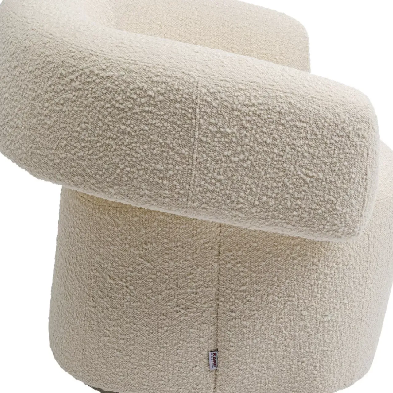 KARE Design Sessel-Drehsessel Maye Creme