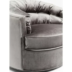 KARE Design Sessel-Drehsessel Music Hall Grau