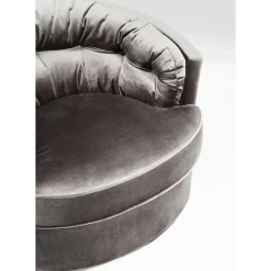 KARE Design Sessel-Drehsessel Music Hall Grau