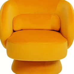 KARE Design Sessel-Drehsessel Orion Gelb