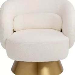 KARE Design Sessel-Drehsessel Orion Weis