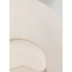 KARE Design Sessel-Drehsessel Orion Weis