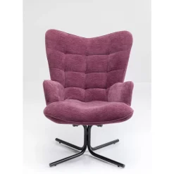 KARE Design Sessel-Drehsessel Oscar Beere