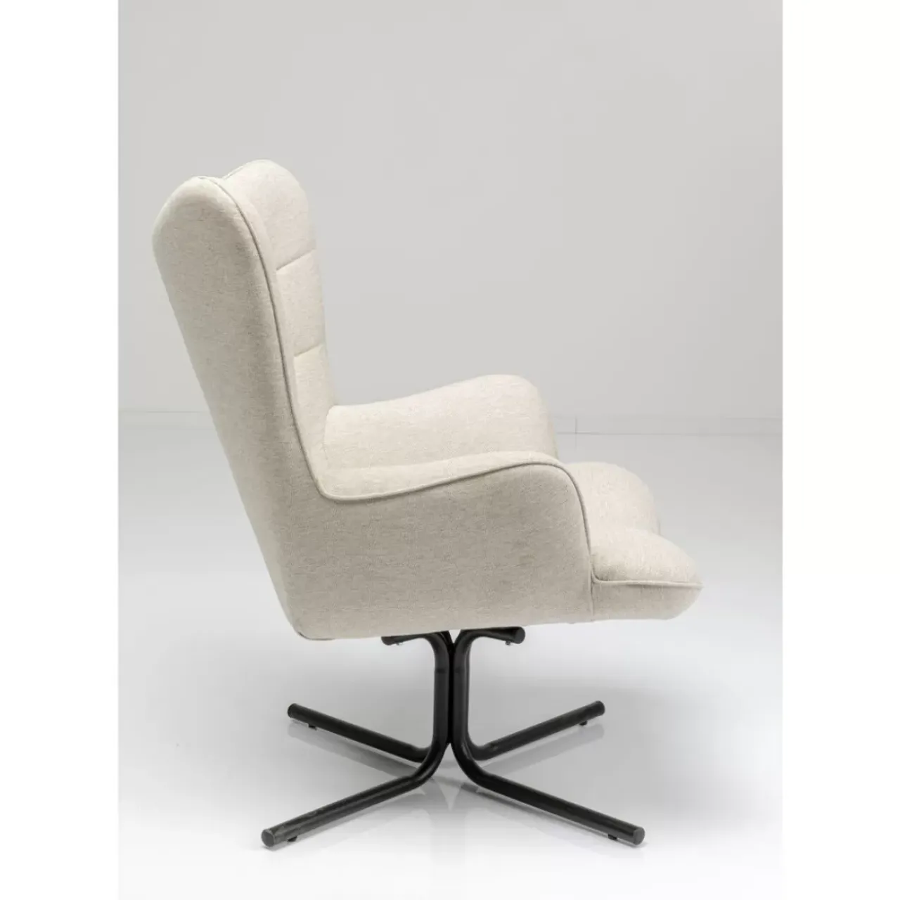 KARE Design Sessel-Drehsessel Oscar Creme