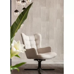 KARE Design Sessel-Drehsessel Oscar Creme